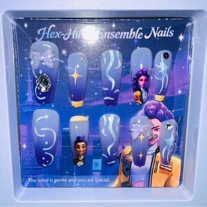 Kpop Demon Hunters Hex Hunt Ensemble Handmade “Rumi” Adult Full Set of Nails